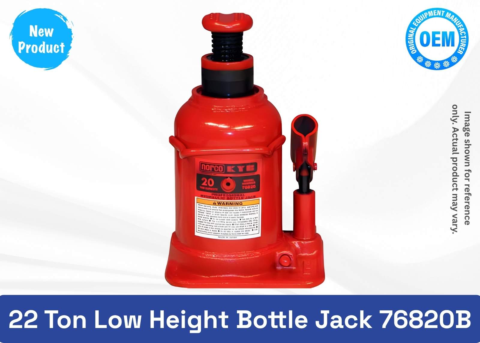 22 Ton Low Profile Bottle Jack 76820B
